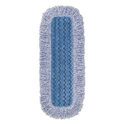 Microfiber High Absorbency Mop, 18", Blue, 6/Carton