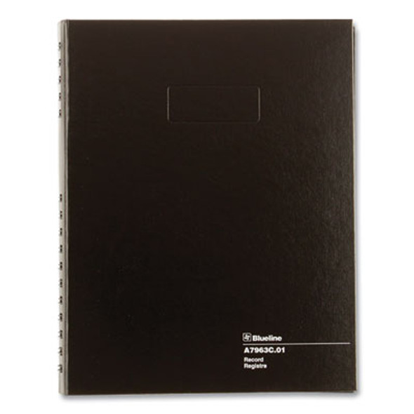 Accountpro Records Register Book, Black Cover, 9.5 X 6 Sheets, 300 Sheets/Book