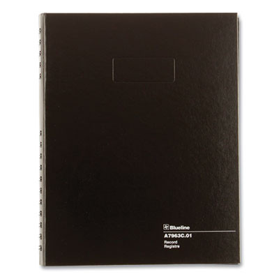 Accountpro Records Register Book, Black Cover, 9.5 X 6 Sheets, 300 Sheets/Book