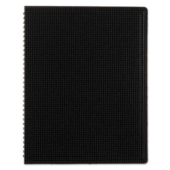 Duraflex Poly Notebook, 1-Subject, Medium/College Rule, Black Cover, (80) 11 x 8.5 Sheets