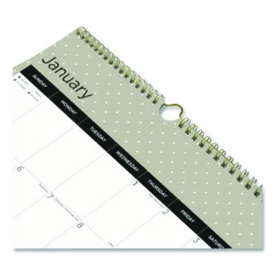 12-Month Wall Calendar, Minimalistic Artwork, 12 x 17, White/Multicolor Sheets, 12-Month (Jan To Dec): 2026