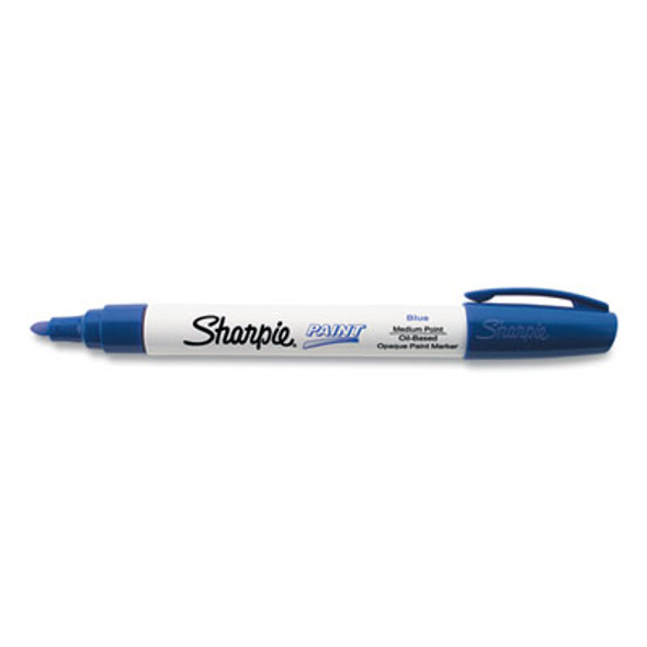 Permanent Paint Marker, Medium Bullet Tip, Blue