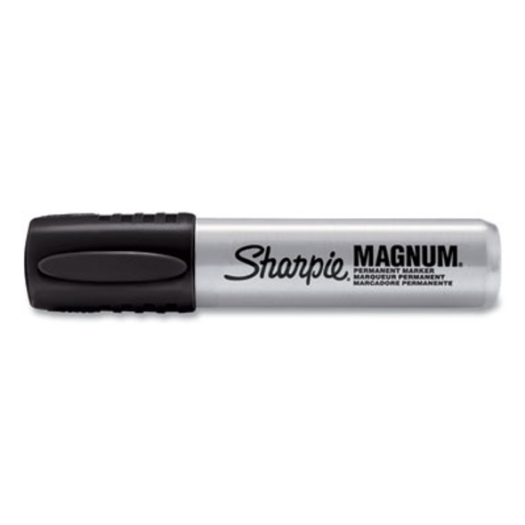 Magnum Permanent Marker, Broad Chisel Tip, Black