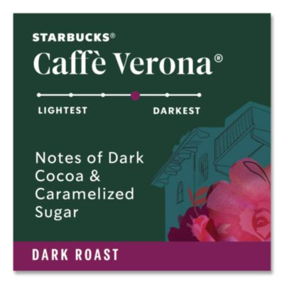 Caffe Verona Coffee K-Cups Pack, 24/Box
