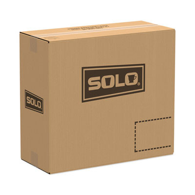 Creative Carryouts Octaview Hinged Lid Containers, 7.5 x 8 x 2.4, Black/Clear, Plastic, 100/Carton