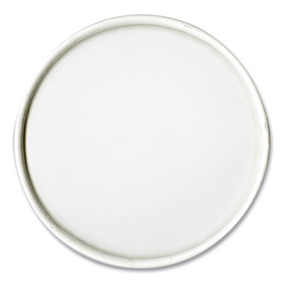 Flexstyle Double Sided Poly (Dsp) Paper Lid, For 32 Oz Food Containers, 4.6" Diameter x 0.7" h, White, Plastic, 500/Carton