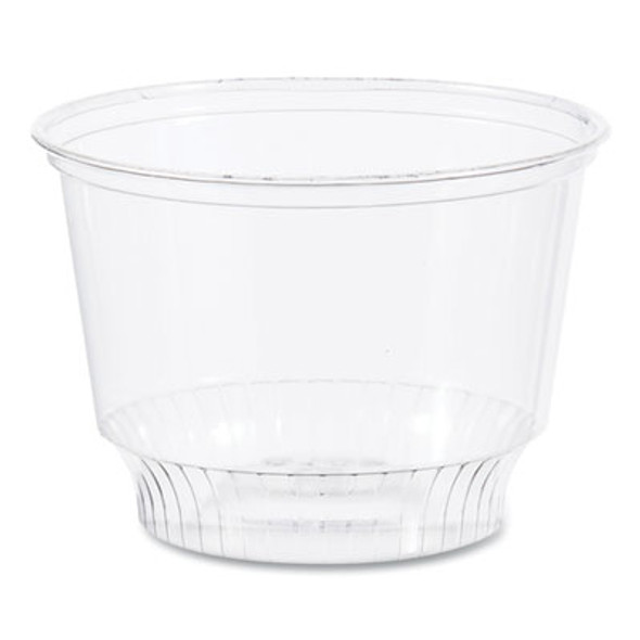 Sundae Cups, 8 Oz, Plastic, Clear, 50/Bag, 20 Bags/Carton