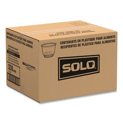 Sundae Cups, 8 Oz, Plastic, Clear, 50/Bag, 20 Bags/Carton