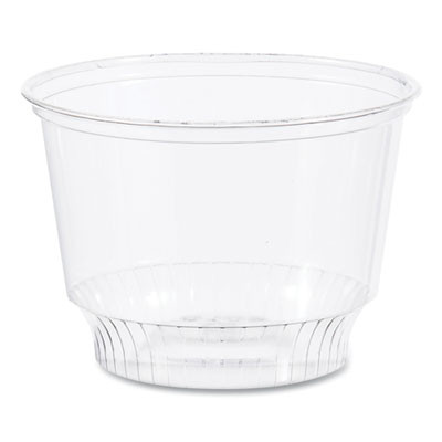 Sundae Cups, 8 Oz, Plastic, Clear, 50/Bag, 20 Bags/Carton