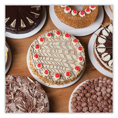 Bright White Cake Circles, 16" Diameter, Bright White, Paper, 100/Carton