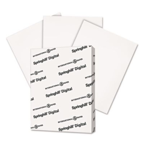 Digital Index White Card Stock, 92 Bright, 90 Lb Index Weight, 8.5 x 11, White, 250/Pack