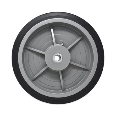 Tilt Truck Wheels, 850 Lb Weight Capacity, 12" Wheel, Black