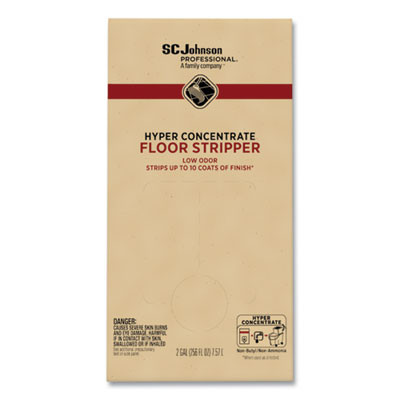 Hyper Concentrate Floor Stripper, 2 Gal Bag-In-Box