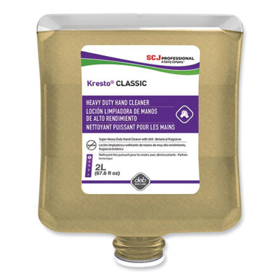 Kresto Classic Heavy Duty Hand Cleaner Manual Cartridge Refill, Fougere Scent, 2 L, 4/Carton