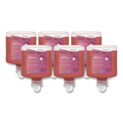 Refresh Foaming Hand Soap Manual Cartridge Refill, Rose Scent, 1 L, 6/Carton