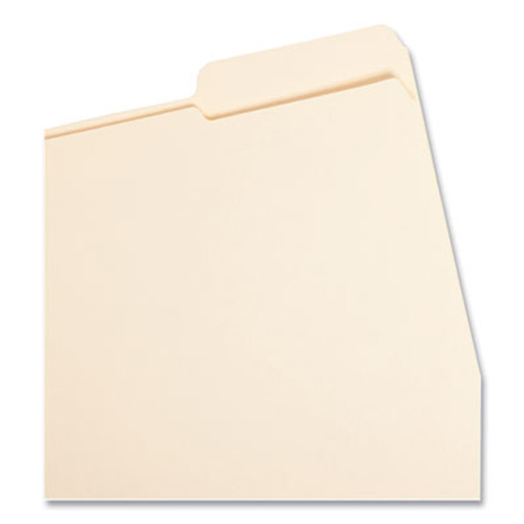 Reinforced Tab Manila File Folders, 1/3-Cut Tabs: Right Position, Letter Size, 0.75" Expansion, 11-Pt Manila, 100/Box