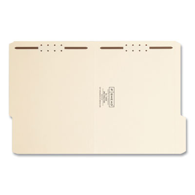 Top Tab Fastener Folders, 1/3-Cut Tab: Right, Expands 0.75", 2 Fasteners, Letter Size, Manila, 50/Box