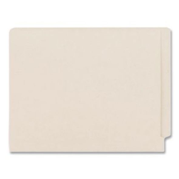 Shelf-Master Heavyweight Manila End Tab Folders, Straight Tabs, Letter Size, 0.75" Expansion, Manila, 50/Box