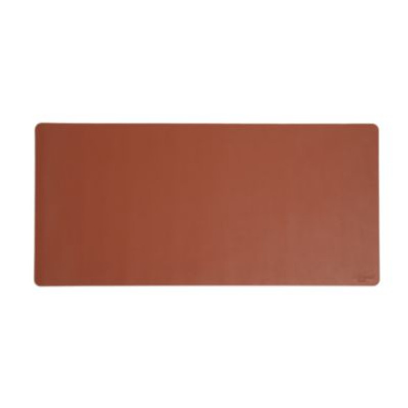 Vegan Leather Desk Pads, 36" x 17", Brown