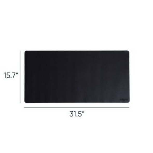 Vegan Leather Desk Pads, 31.5 x 15.7, Charcoal