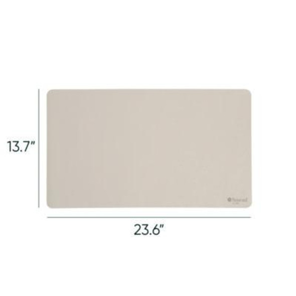 Vegan Leather Desk Pads, 23.6" x 13.7", Sandstone