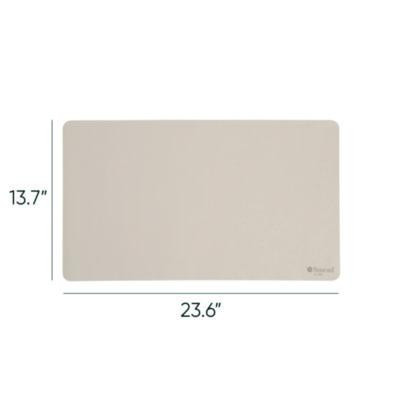 Vegan Leather Desk Pads, 23.6" x 13.7", Sandstone