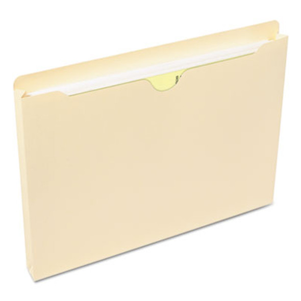 Manila File Jackets, 1 Ply Straight Tab, Letter Size, Manila, 50/Box