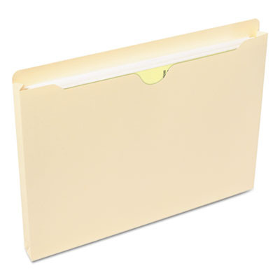 Manila File Jackets, 2-Ply Straight Tab, Letter-Size, Manila, 50/Box