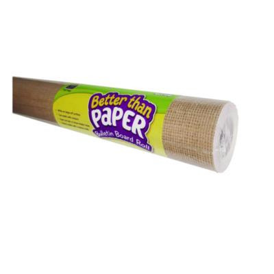 Better Than Paper Bulletin Board Roll, 4 Ft X 12 Ft, Burlap