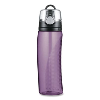 Intak By Thermos Hydration Bottle With Meter, 24 Oz, Plastic, Purple