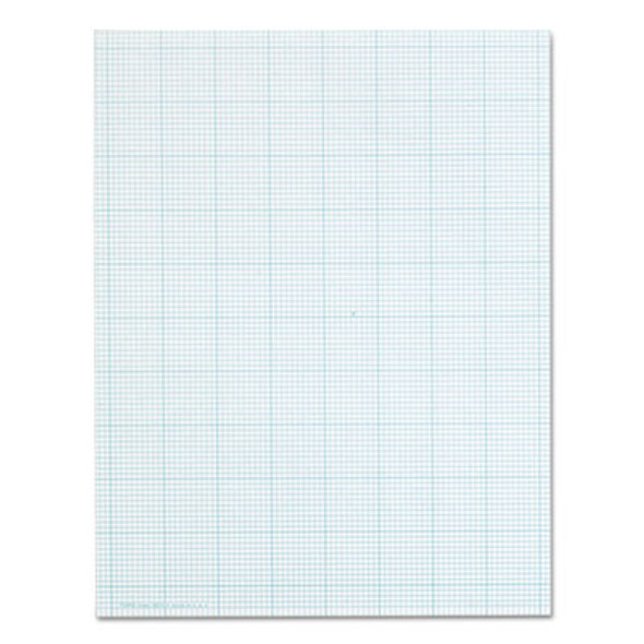 Cross Section Pads, Cross-Section Quadrille Rule (10 Sq/In, 1 Sq/In), 50 White 8.5 X 11 Sheets