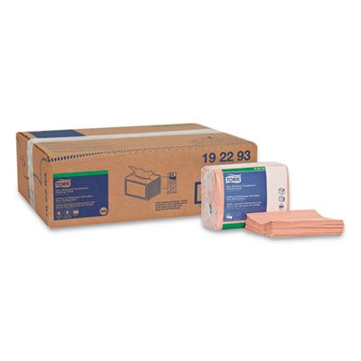 Small Pack Foodservice Cloth, 1-Ply, 11.75 x 14.75, Unscented, Red/Red Stripe, 50/Poly Pack, 4 Packs/Carton