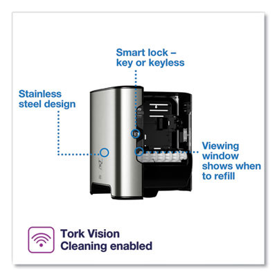 Image Design Matic Hand Towel Roll Dispenser, 13.58 X 8.07 X 15.75, Stainless Steel