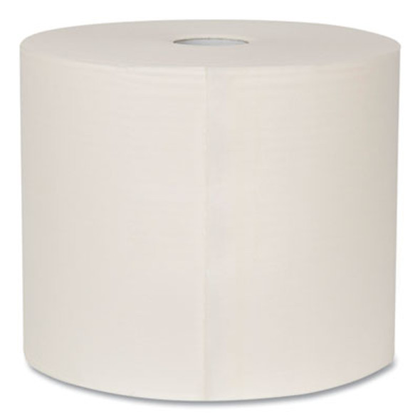 Heavy-Duty Cleaning Cloth, 1-Ply, 12.6" X 912.2 Ft, White