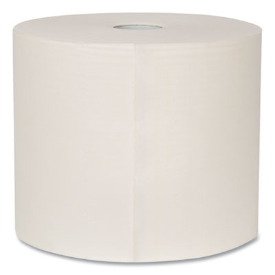 Heavy-Duty Cleaning Cloth, 1-Ply, 12.6" X 912.2 Ft, White