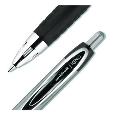 Signo 207 Gel Pen Value Pack, Retractable, Medium 0.7 Mm, Black Ink, Smoke/Black Barrel, 36/Box