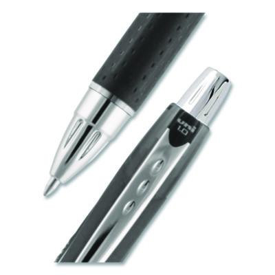 Jetstream Hybrid Gel Pen, Retractable, Bold 1 Mm, Black Ink, Black/Silver Barrel