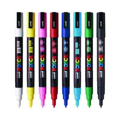 Water-Based Paint Markers, Fine Bullet Tip, Assorted Colors, 8/Pack