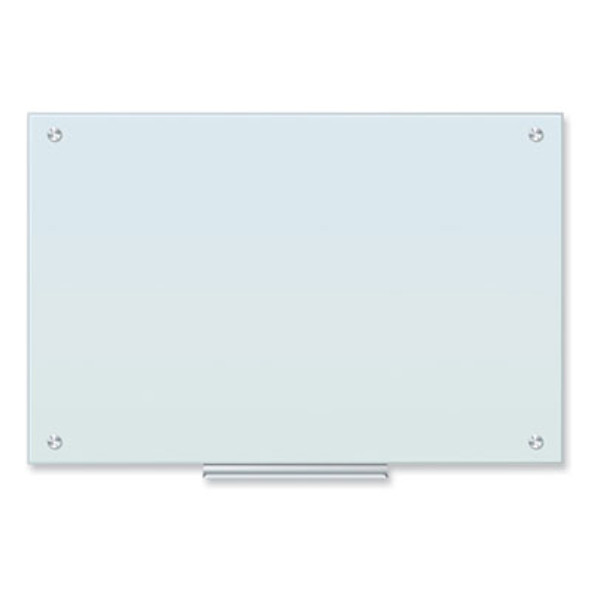 Glass Dry Erase Board, 36" x 24" (Actual Size: 35" x 23"), White Surface