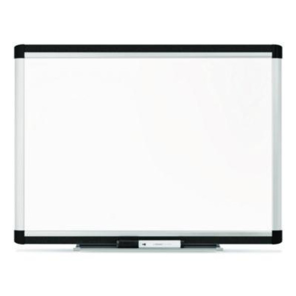 Pinit Magnetic Dry Erase Board, 24" x 18" (Actual Size: 23" x 17"), White Surface, Satin Aluminum Frame
