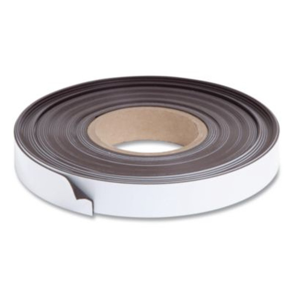 Dry Erase Magnetic Tape Roll, 1" x 50 Ft, White