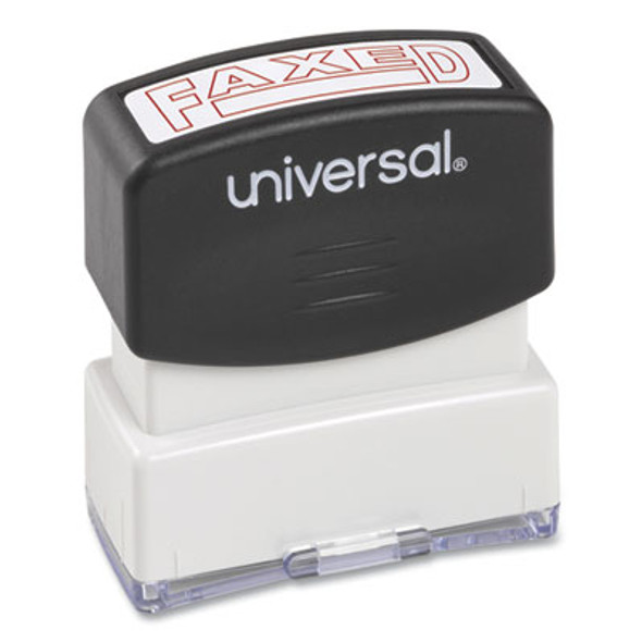 Message Stamp, Faxed, Pre-Inked One-Color, Red