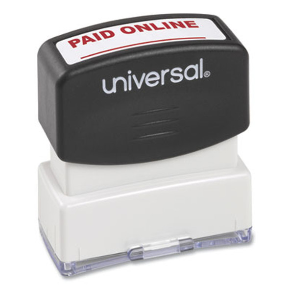 Message Stamp, Paid Online, Pre-Inked One-Color, Red