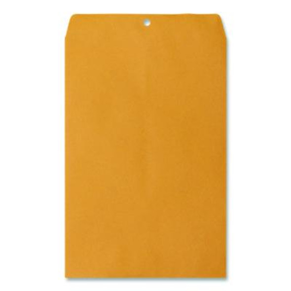 Kraft Clasp Envelope, #98, Square Flap, Clasp/Gummed Closure, 10 X 15, Brown Kraft, 100/Box