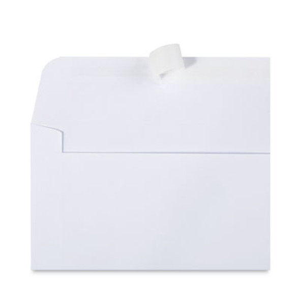 Peel Seal Strip Business Envelope, #6 3/4, Square Flap, Self-Adhesive Closure, 3.63 X 6.5, White, 100/Box