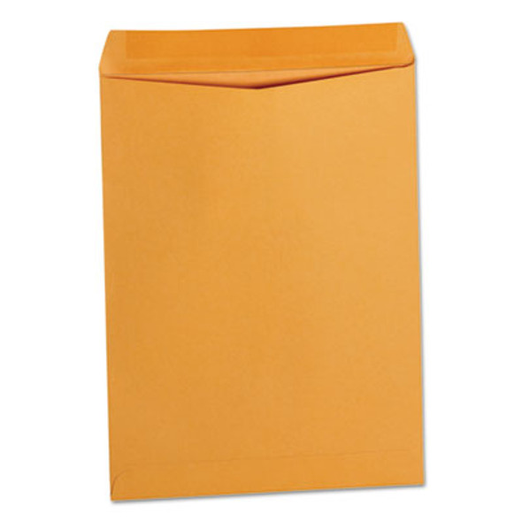 Catalog Envelope, 28 Lb Bond Weight Kraft, #10 1/2, Square Flap, Gummed Closure, 9 x 12, Brown Kraft, 250/Box