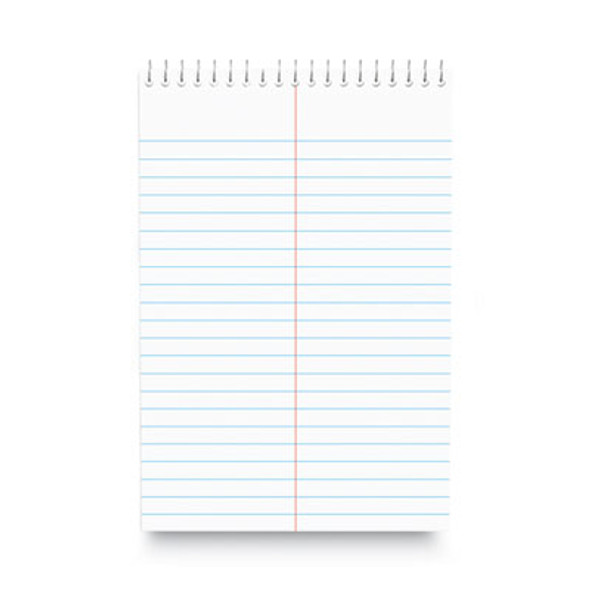 Steno Pads, Red Cover, Gregg Rule, (80) White 6 x 9 Sheets