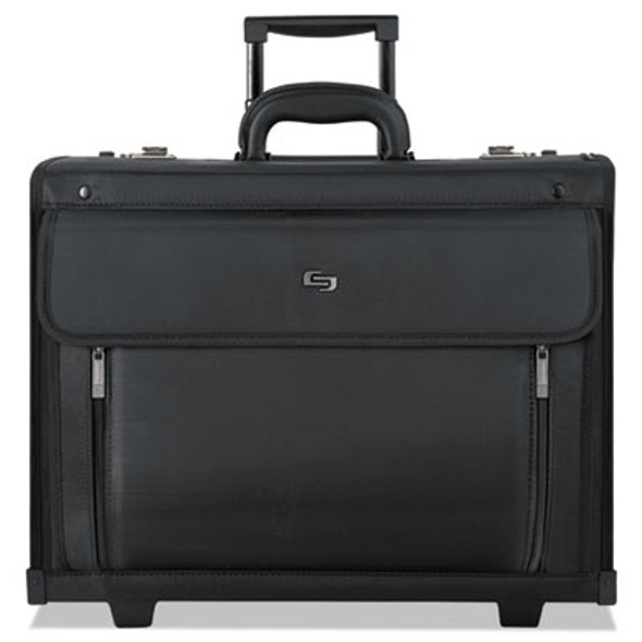 Classic Rolling Catalog Case, Fits Devices Up To 16", Polyester, 18 x 8 x 14, Black