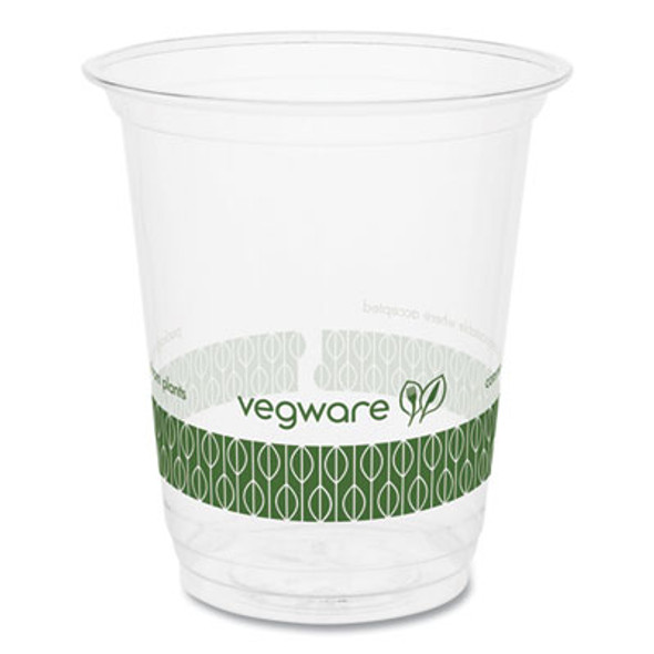 76-Series Cold Cup, 7 Oz, Plastic, Clear/Green, 1,000/Carton
