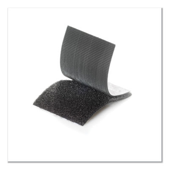 Industrial-Strength Heavy-Duty Fasteners, 2" X 4", Black, 2/Pack